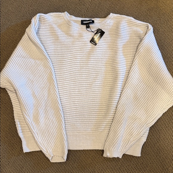 NWT Express Ribbed Dolman Sleeve Sweater - Picture 6 of 6